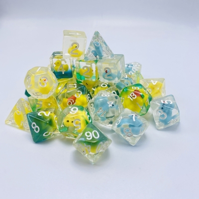 Duckling Résine naturelle multi-noodle jeu de table jeu de dés et de dés