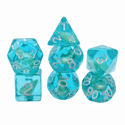 Jeux de dés de résine de conche