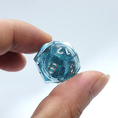 La couleur de l'océan Résine multi-noodle jeu de tablette jeu de dés dnd dés