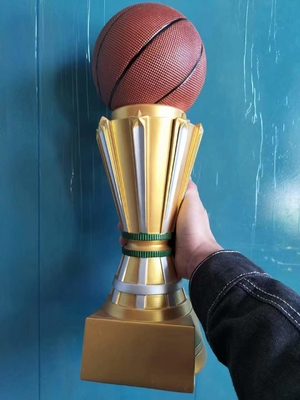 Compétition sportive Trophée en résine avec logo personnalisé