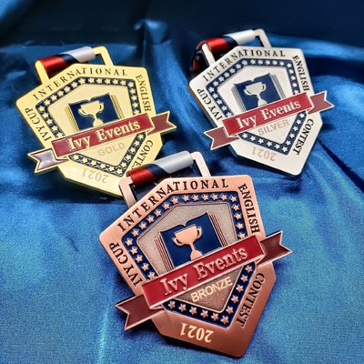 Médaille métallique de marathon pour les occasions et les événements