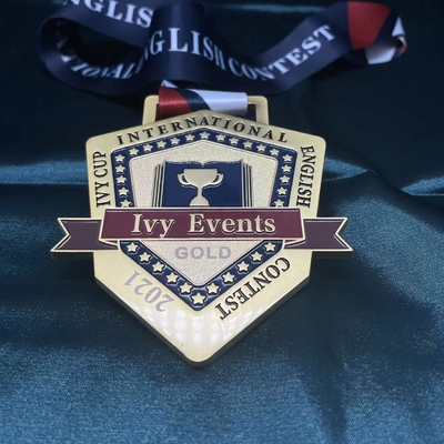 Médaille métallique de marathon pour les occasions et les événements
