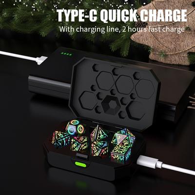 Les éléments de Noël LED jeu de dés à recharge Dragon And Dungeon