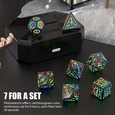Les éléments de Noël LED jeu de dés à recharge Dragon And Dungeon