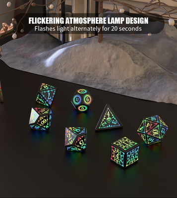 Les éléments de Noël LED jeu de dés à recharge Dragon And Dungeon