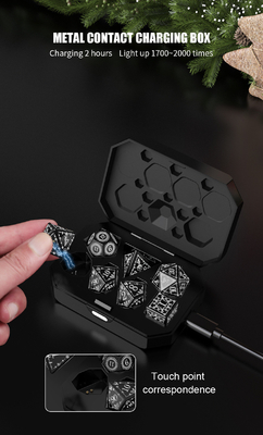 Les éléments de Noël LED jeu de dés à recharge Dragon And Dungeon