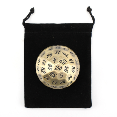 Couleur Solid 100D Metal Dice Set Donjon et Dragon DND # RPG # COC