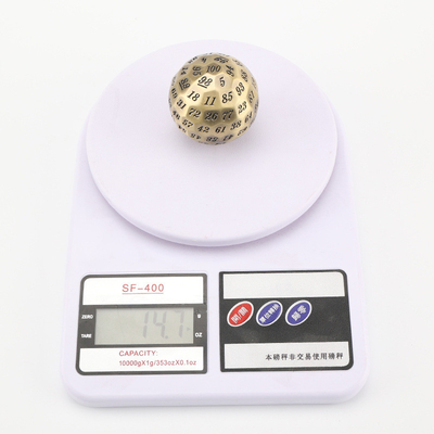 Couleur Solid 100D Metal Dice Set Donjon et Dragon DND # RPG # COC