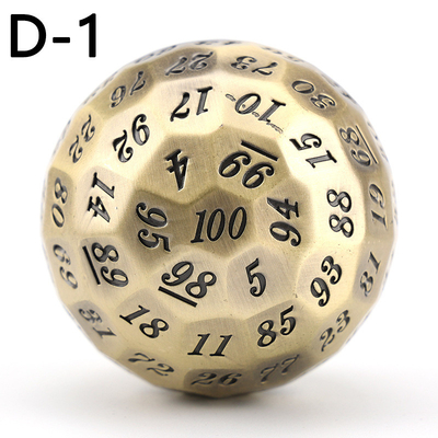 Couleur Solid 100D Metal Dice Set Donjon et Dragon DND # RPG # COC