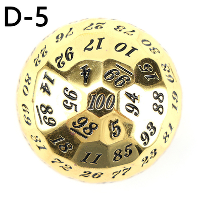 Couleur Solid 100D Metal Dice Set Donjon et Dragon DND # RPG # COC