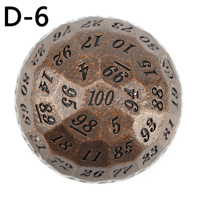 Couleur Solid 100D Metal Dice Set Donjon et Dragon DND # RPG # COC