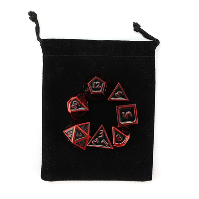 Jeu de dés en métal solide D20 personnalisé D &amp; D polyédre DND jeu de dés RPG