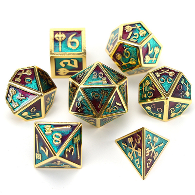 jeu de dés polyédrique personnalisable jeu de dés de jeu de rôle RPG Dungeon and Dragon jeu de dés de plateau