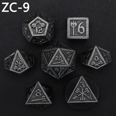 jeu de dés polyédrique personnalisable jeu de dés de jeu de rôle RPG Dungeon and Dragon jeu de dés de plateau