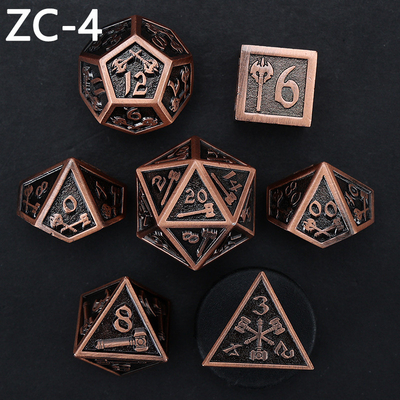 jeu de dés polyédrique personnalisable jeu de dés de jeu de rôle RPG Dungeon and Dragon jeu de dés de plateau
