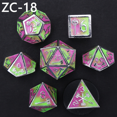 jeu de dés polyédrique personnalisable jeu de dés de jeu de rôle RPG Dungeon and Dragon jeu de dés de plateau