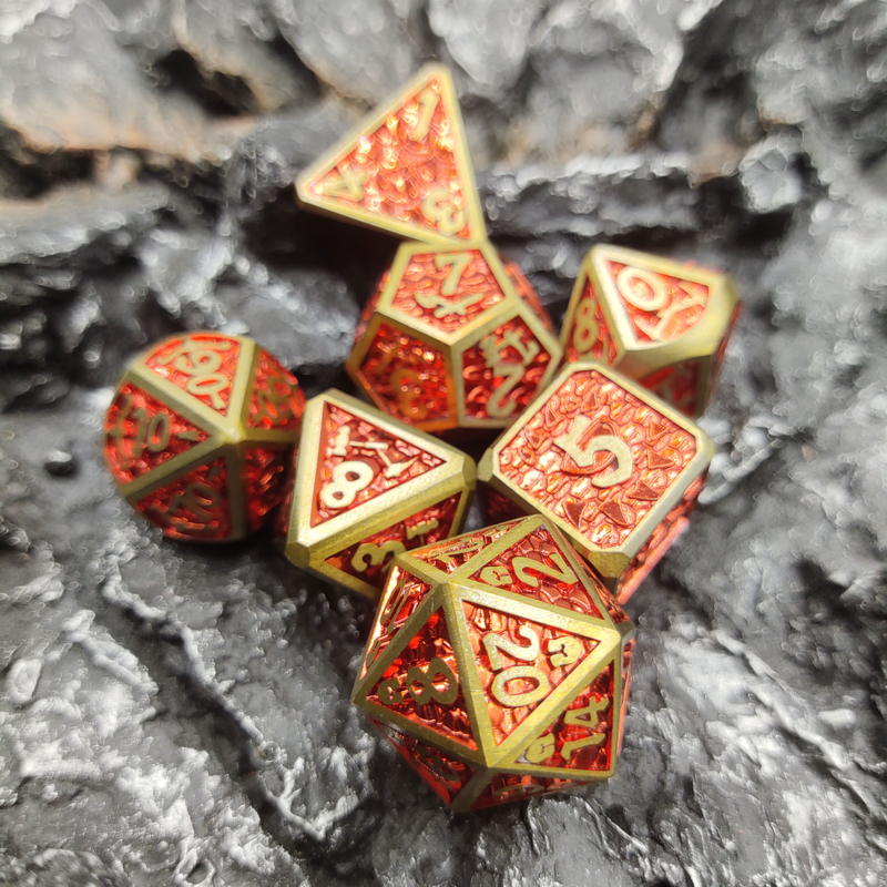 Magic the rassemble Mini RPG Dice DND Luxury For Family Game Metal Polyhedral