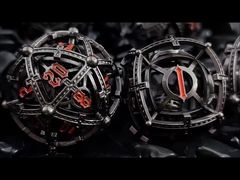 Des perles sonores des dés en métal creux DND dragon et donjon COC