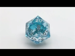 Les dés de résine de sable liquide DND dragon et donjon COC